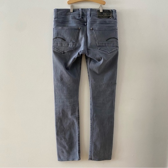 G-STAR Raw Revend Straight Gray Jeans 51011 Men’s Size 32 x 34 - Picture 4 of 12